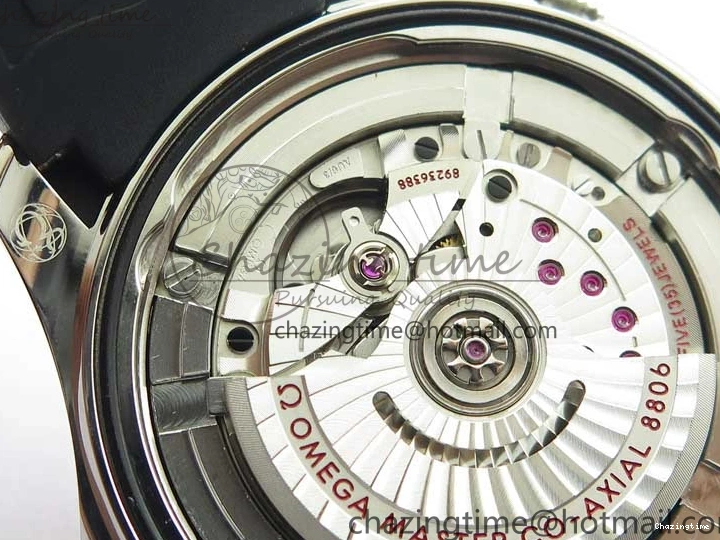 0121 BestValue Seamaster Diver 300M Nekton VSF 1:1 Best Edition Black Dial on Black Rubber Strap A 7886